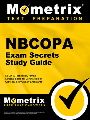cover image of NBCOPA Exam Secrets Study Guide